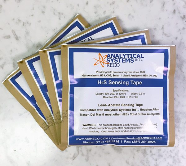 H2S Sensing Tape
